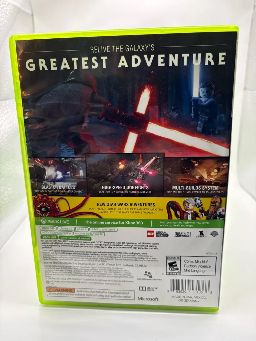 LEGO Star Wars The Force Awakens Xbox 360 Complete CIB